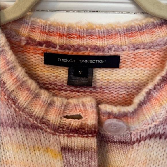 French Connection size small Striped Knit Cardigan - Picture 3 of 5